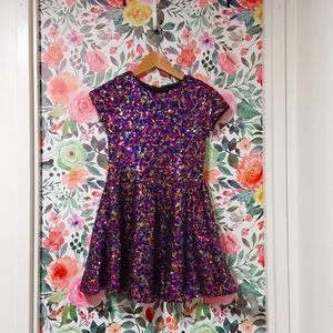 Gap Girls Party Dress with Sequins - Size Medium